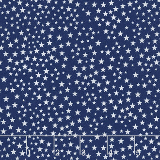 Liberty - Mono Stars Navy Yardage