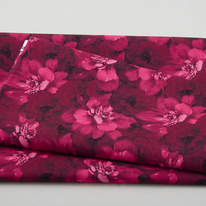 Viva Magenta Favorites - Tonal Blooms Magenta 2 Yard Cut