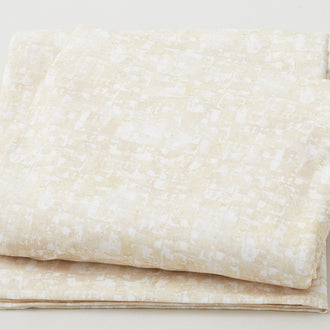 Glaze - Abstract Squares Ivory 108" Wide 3 Yard Cut
