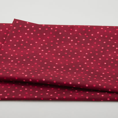 Poinsettia & Pine Favorites - Berries Red 2 Yard Cut