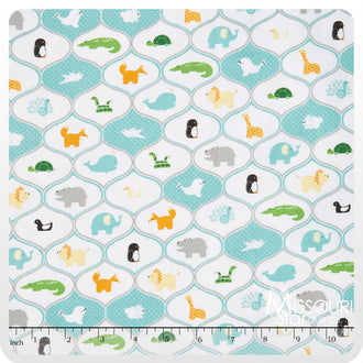 Little Ark - Friends Aqua Yardage