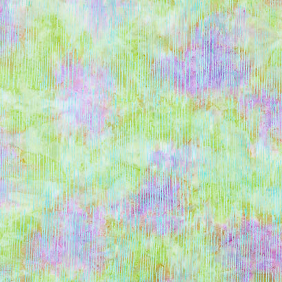 Fairy Floss Batiks - Woodblock Scratches Multi Yardage