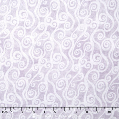 Wilmington Essentials - Swirly Scroll Tonal Grey 108" Backing