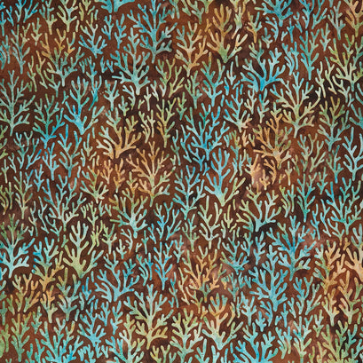 Artisan Batiks - Beachcombers Coral Cedar Yardage