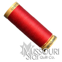 Gutermann 50 WT Cotton Thread Light Red