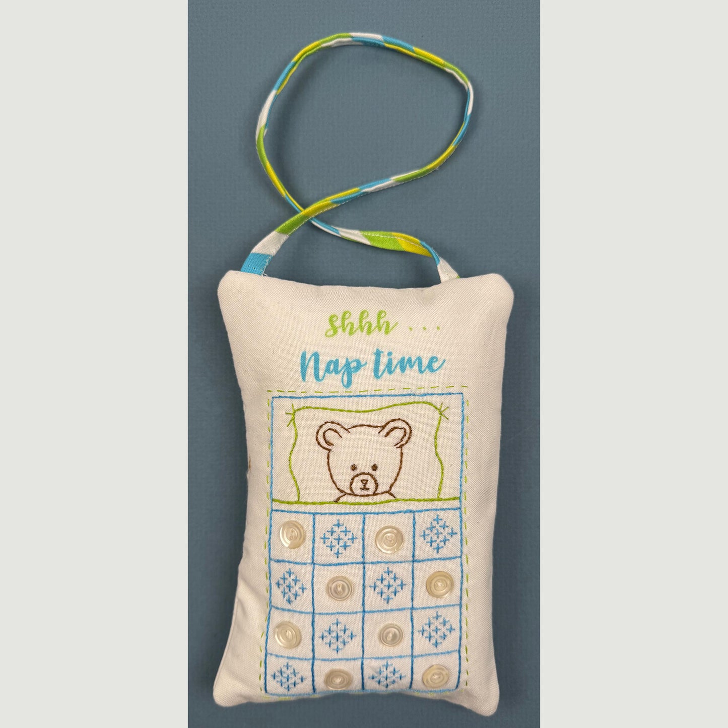 Nap Time Doorknob Pillow Embroidery Kit Primary Image