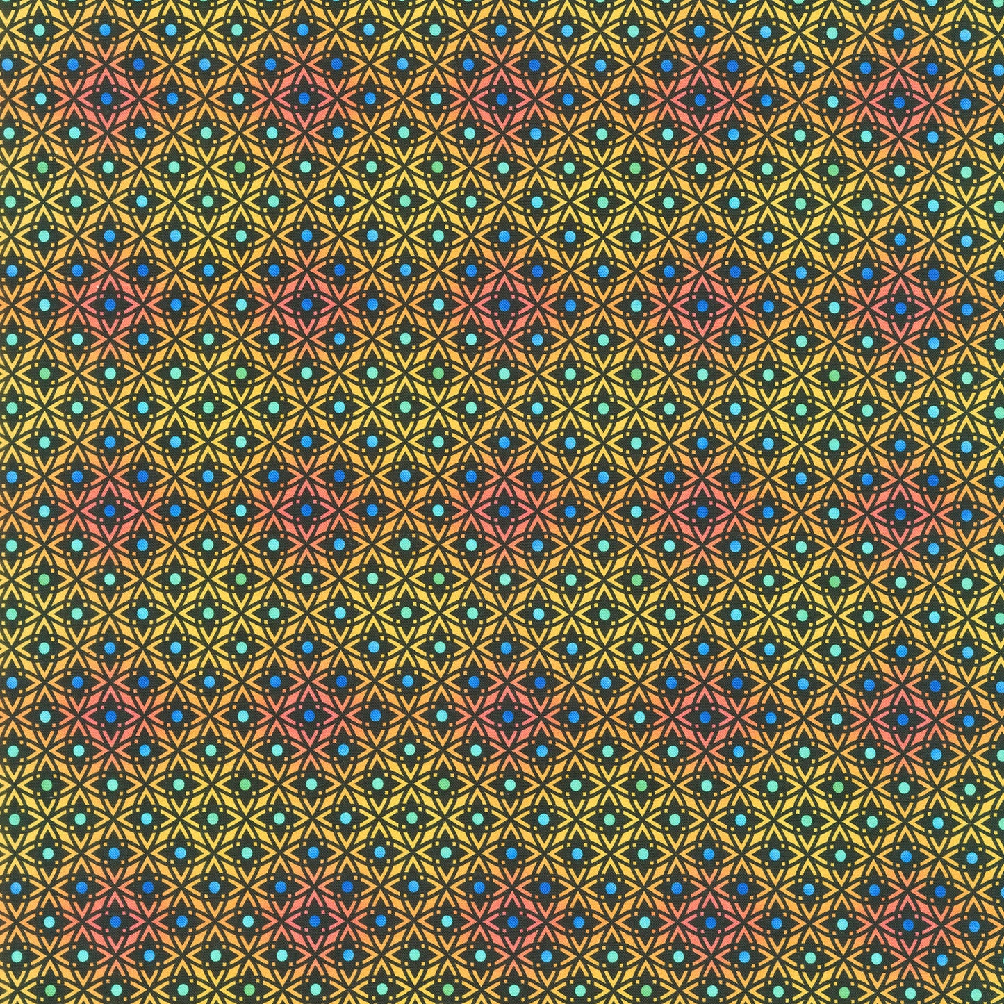 Vivid - Lattice Gold Yardage Primary Image