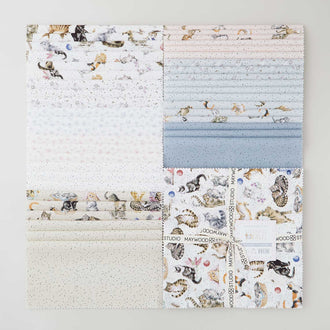 Whiskers & Paws Cats 10" Squares