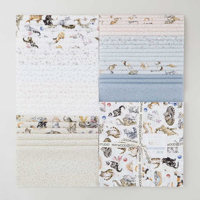 Whiskers & Paws Cats 10" Squares