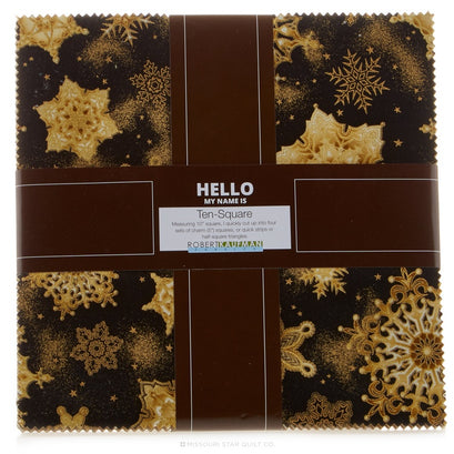 Holiday Flourish - Antique Metallic Ten Squares