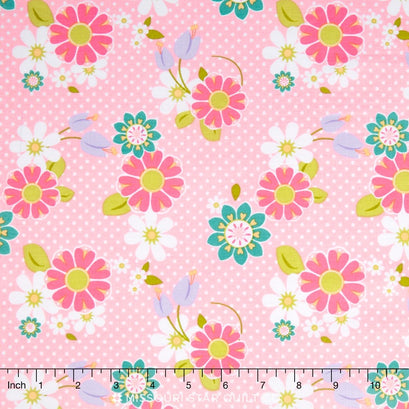 Dream and a Wish - Floral Pink Yardage