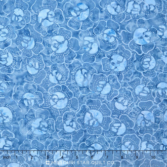 Tonga Batiks - Indigo Dreams Cabbage Patch Denim Yardage
