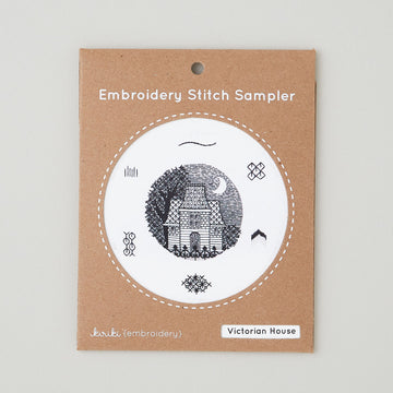 Victorian House Embroidery Stitch Sampler kit Alternative View #3