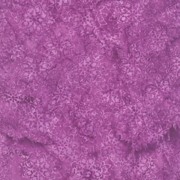 Reflections Batiks - Mosaic Flower Purple Yardage Primary Image