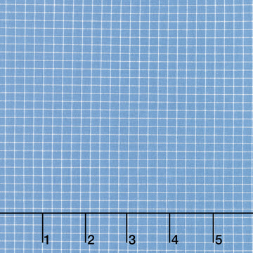 Creating Memories - Summer - Woven Plaid Blue Yardage Primary Image