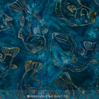 Artisan Batiks - Wildlife Sanctuary 2 Lake Yardage