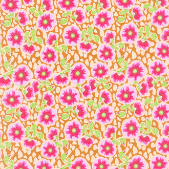 Goodness Gracious - Happy Blooms Caramel Yardage
