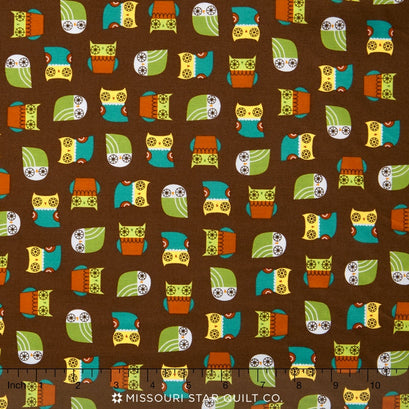 Suzy's Minis - Owls Earth Yardage