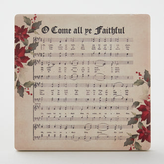 Coaster O Come All Ye Faithful
