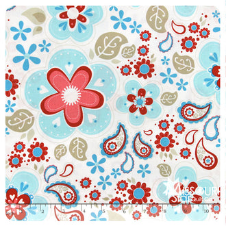 Twice as Nice - Spice Main Blue Yardage