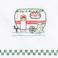 Christmas Camper Embroidery Hand Towel Set Alternative View #1