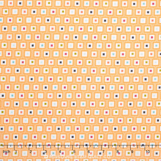 Play Ball - Geo Yellow/Orange Yardage