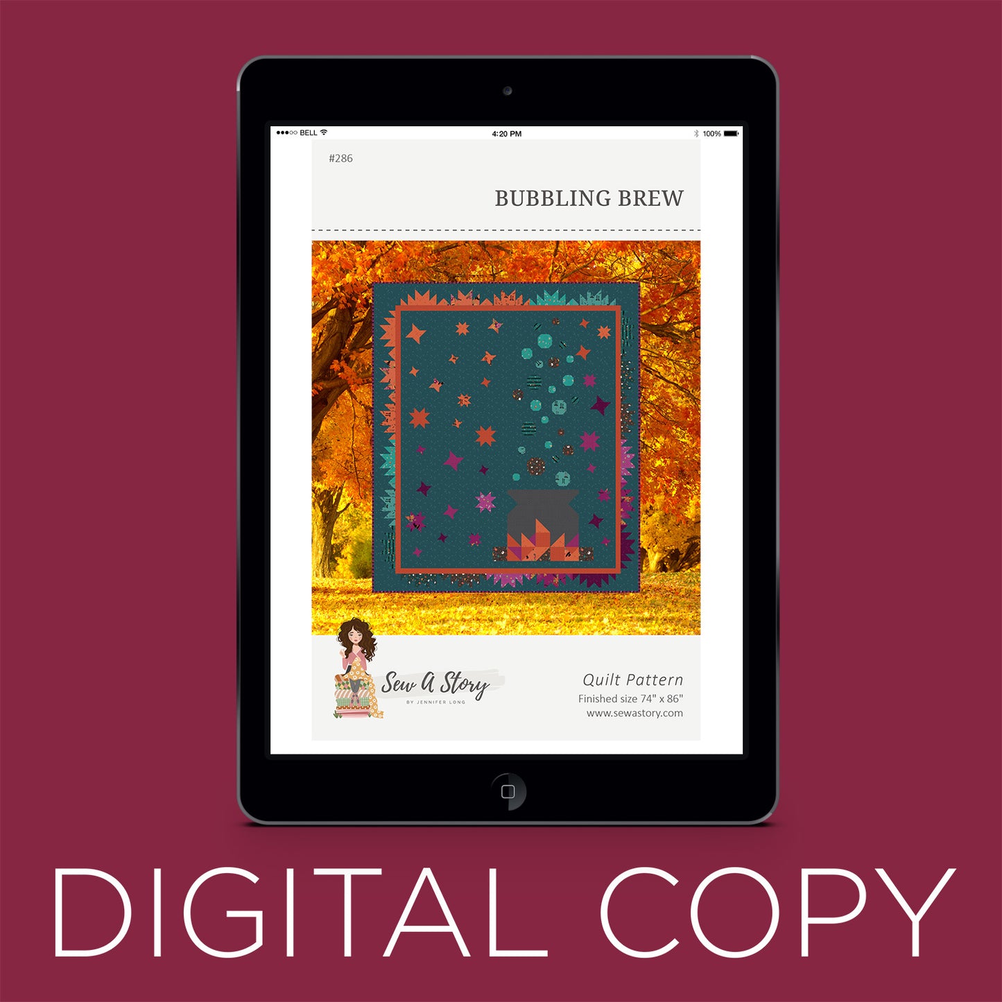 Digital Download - Bubbling Brew Quilt Pattern Primary Image