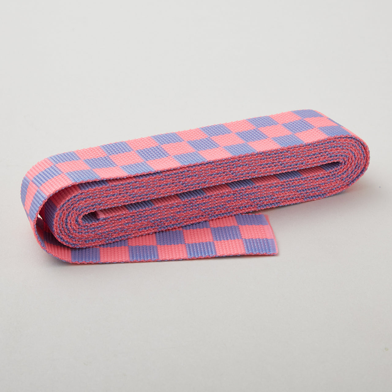 Tula Pink Check Please 1-1/2" Webbing - Nova Purple/Pink - 3 Yard Pack