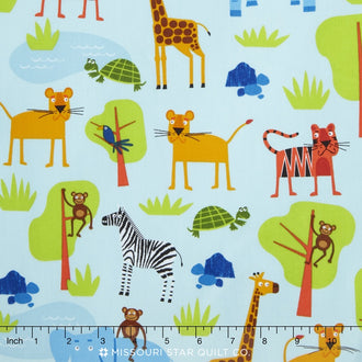 Jungle Party - Bright Yardage