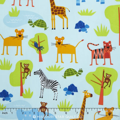 Jungle Party - Bright Yardage