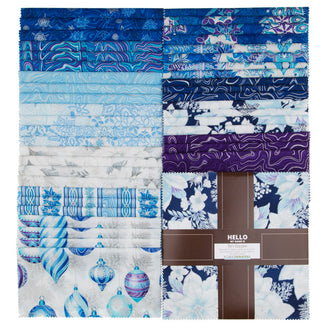 Holiday Flourish 11 Peacock Metallic Ten Squares