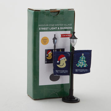 Missouri Star Winter Village: Street Lights & Banners (2pk) Alternative View #1