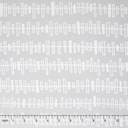 Blueberry Park - Neutral Silver Clothesline Yardage