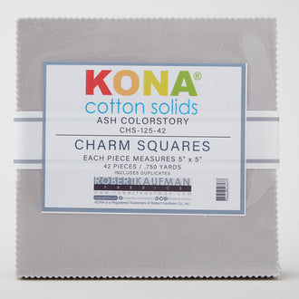 Kona Cotton - Ash Charm Pack