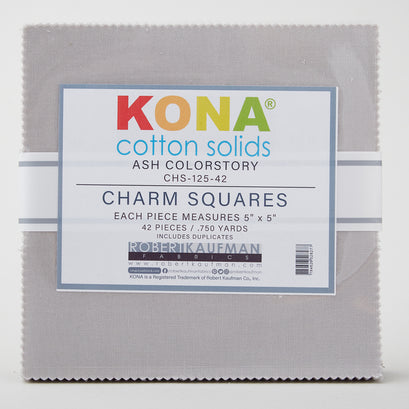 Kona Cotton - Ash Charm Pack