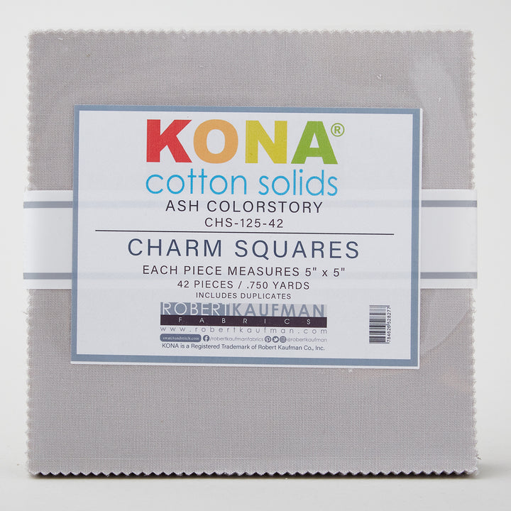 Kona Cotton - Ash Charm Pack Primary Image