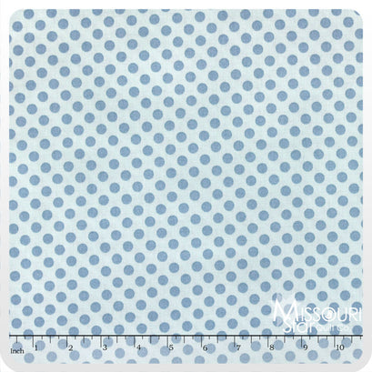 My Sunshine - Dots Blue Yardage