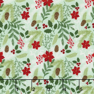 Comfort and Joy - Comfort Main Light Green Yardage