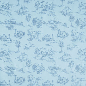 Countryside - Scenery Blue Yardage