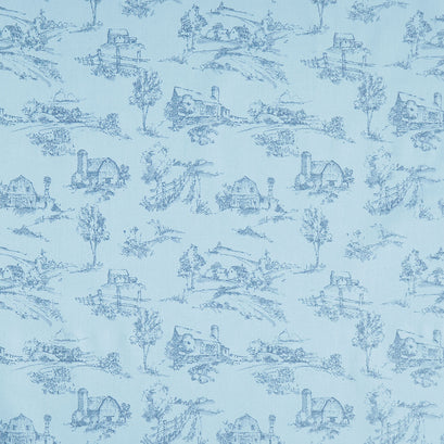 Countryside - Scenery Blue Yardage