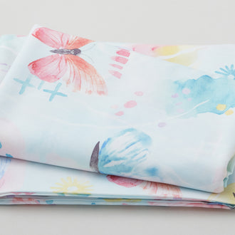 Winged Whisper - Large Butterflies Multi 3 Yard Cut