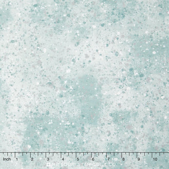 Sound of the Woods 2 - Texture Aqua Metallic Yardage