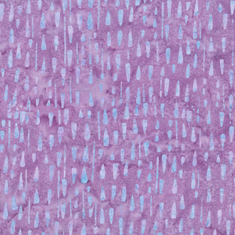 Fairy Floss Batiks - Woodblock Chips Purple Yardage