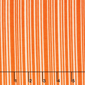 Trick or Treat - Treat Stripes Orange Yardage