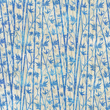 Oriental Gardens - Bamboo Blue Yardage Primary Image