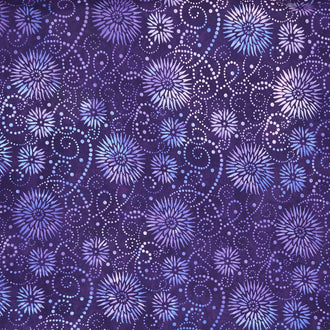Wilmington Essentials - Flower Burst Purple 108" Wide Backing