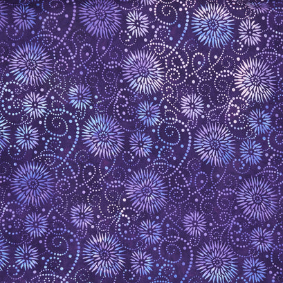 Wilmington Essentials - Flower Burst Purple 108" Wide Backing