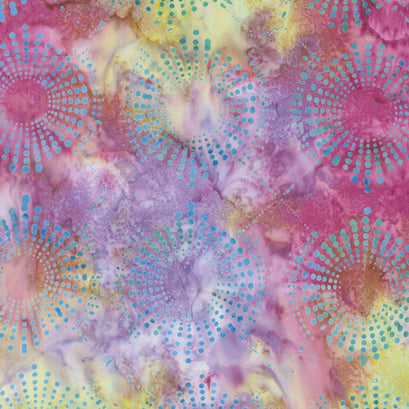 Tonga Batiks - Dragonfly Starburst Storm Yardage