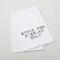 Stove for Display Only Kitchen Tea Towel - White