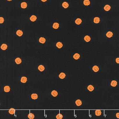 Pumpkin Patch - Pumpkin Toss Black Yardage